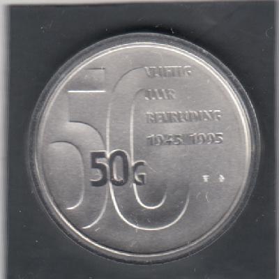Beschrijving: 50 Gulden 50 JAAR BEVRIJDING 